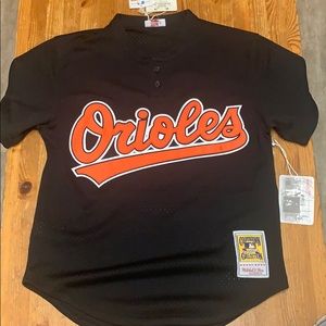 Orioles Mitchell & Ness Cooperstown Mesh Jersey